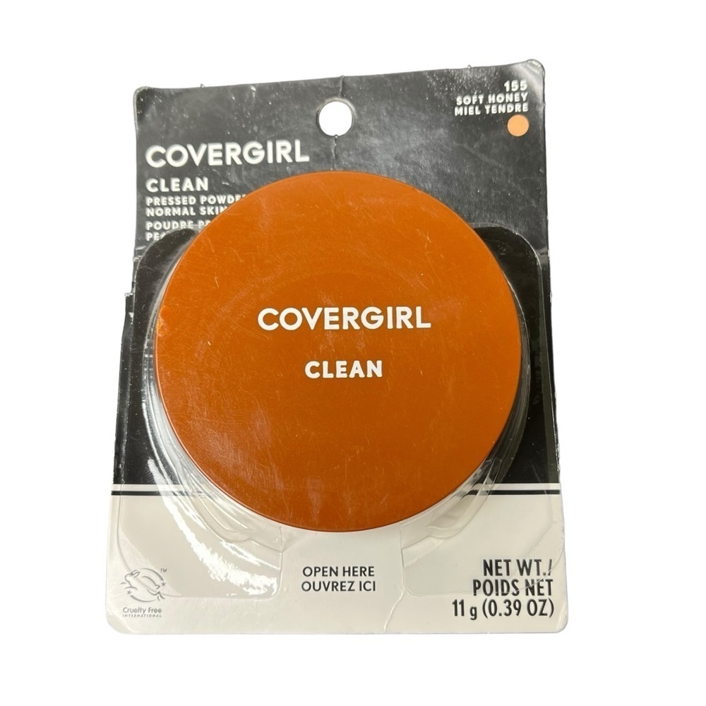 Covergirl Clean Pressed Powder Foundation 155 Soft Honey